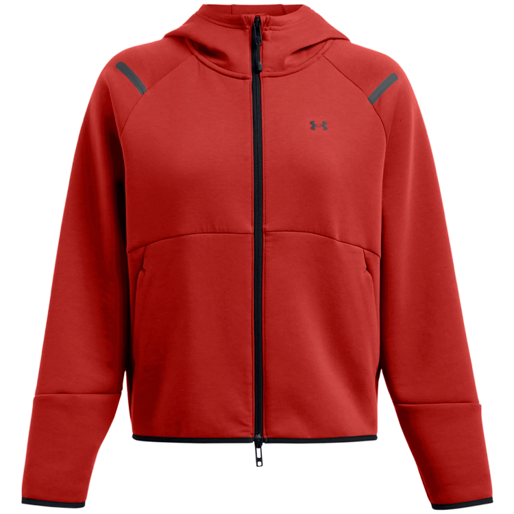 Hanorac Under Armour Unstoppable Flc FZ L Rosu Femei photo 1 Hanorac Under Armour Unstoppable Flc FZ L Rosu Femei photo 1