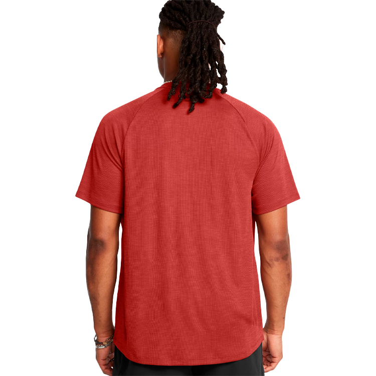 Tricou bărbătesc Under Armour UA Tech Textured SS L Rosu photo 4
