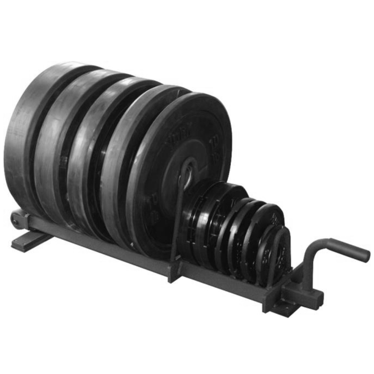 Стойка для дисков YORK Horizontal Bumper Plate Rack - Half Rack photo 1