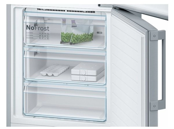 Frigider cu doua usi Bosch KGF49PI40 / 413 l / 203 cm / A+  photo 3