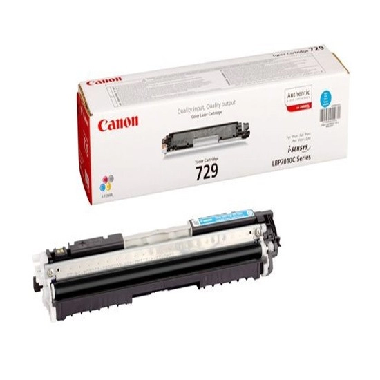 Laser Cartridge Canon 729 (HP CE311A), cyan (1000 pages) for LBP-7010C/7018C photo 1