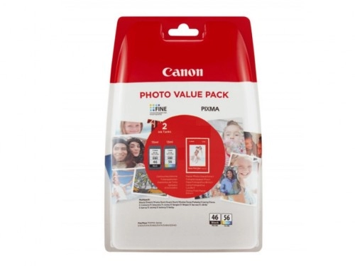 Multi Pack Ink Cartridge Canon PG-46 &amp; CL-56, 15ml black for PIXMA E404,464,484 photo 1