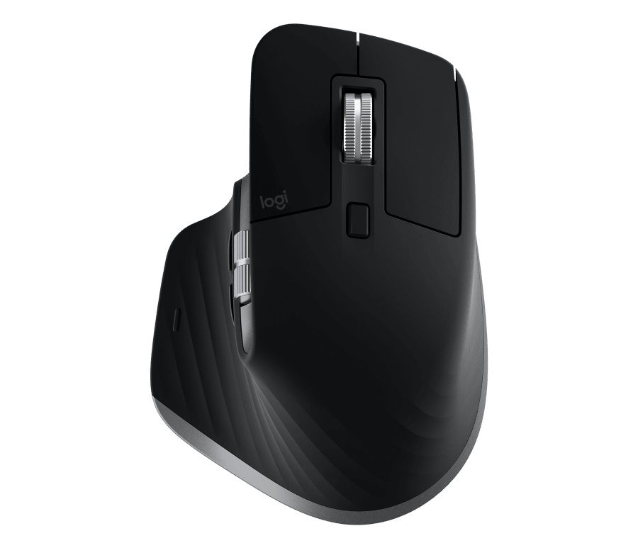 Logitech Wireless Mouse MX Master 3 for MAC, 7 buttons, Bluetooth + 2.4GHz, Optical, 200-4000 dpi, Effortless multi-computer workflow pair up to 3 devices, Unifying receiver, Graphite photo 1