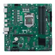 ASUS PRO Q570M-C/CSM, Socket 1200, Intel® Q570 (11/10th Gen CPU), Dual 4xDDR4-3200, HDMI, 2xDP, CPU Intel graphics, 1xPCIe X16 4.0, 6xSATA3, 2xPCIex1, RAID, 2xM.2 4.0, ALC897 7.1, 1GbE LAN, 4xUSB3.2, SMBUS header, ASUS COM debug, ACCE, vPRO, 24/7, mATX 