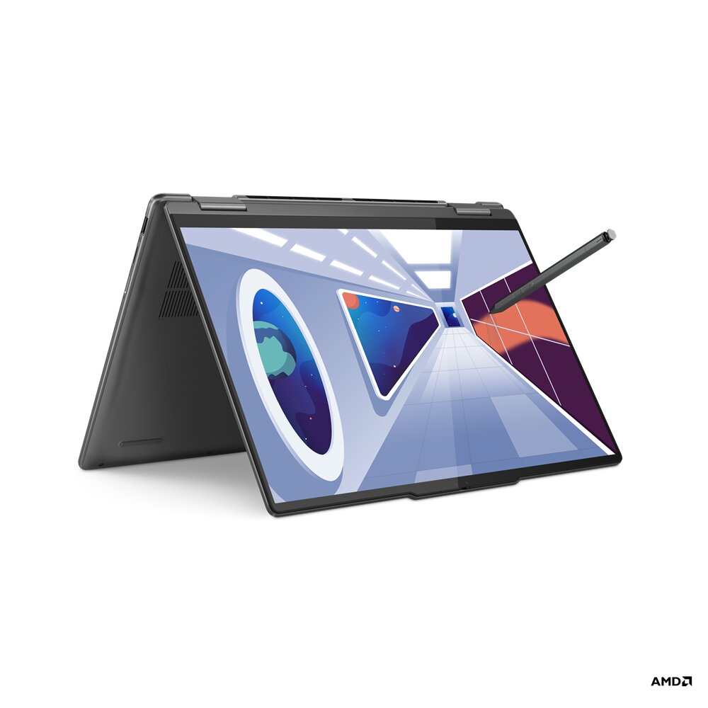 Laptop 14" Lenovo Yoga 7 14ARP8 / OLED / WUXGA / AMD Ryzen 5 7535U / 16GB / 512GB SSD / Win11HE / Storm Gray photo 2