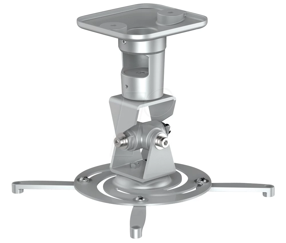 PureMounts PM-SPIDER-PLUS-S Suspension Bracket for Projector, Ceiling to Projector 225mm, tilt: +/- 180°, swivel:180°, rotade: 360°, max 15kg, Silver photo 1