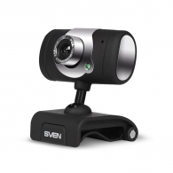 Camera SVEN IC-545, Microphone, 1.3Mpixel, 5G glass lens, hinge for easy camera rotation at any angle, UVC, USB2.0, Black thumbnav 2