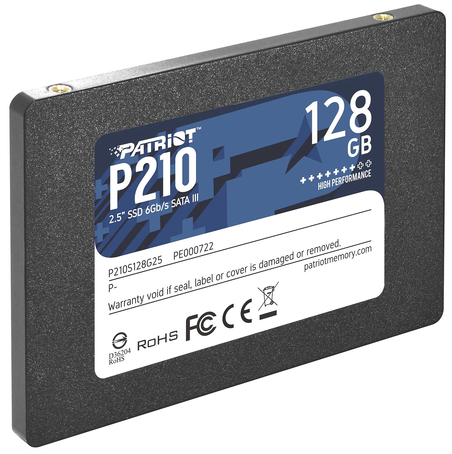 2,5” SSD Patriot P210 128GB photo 2