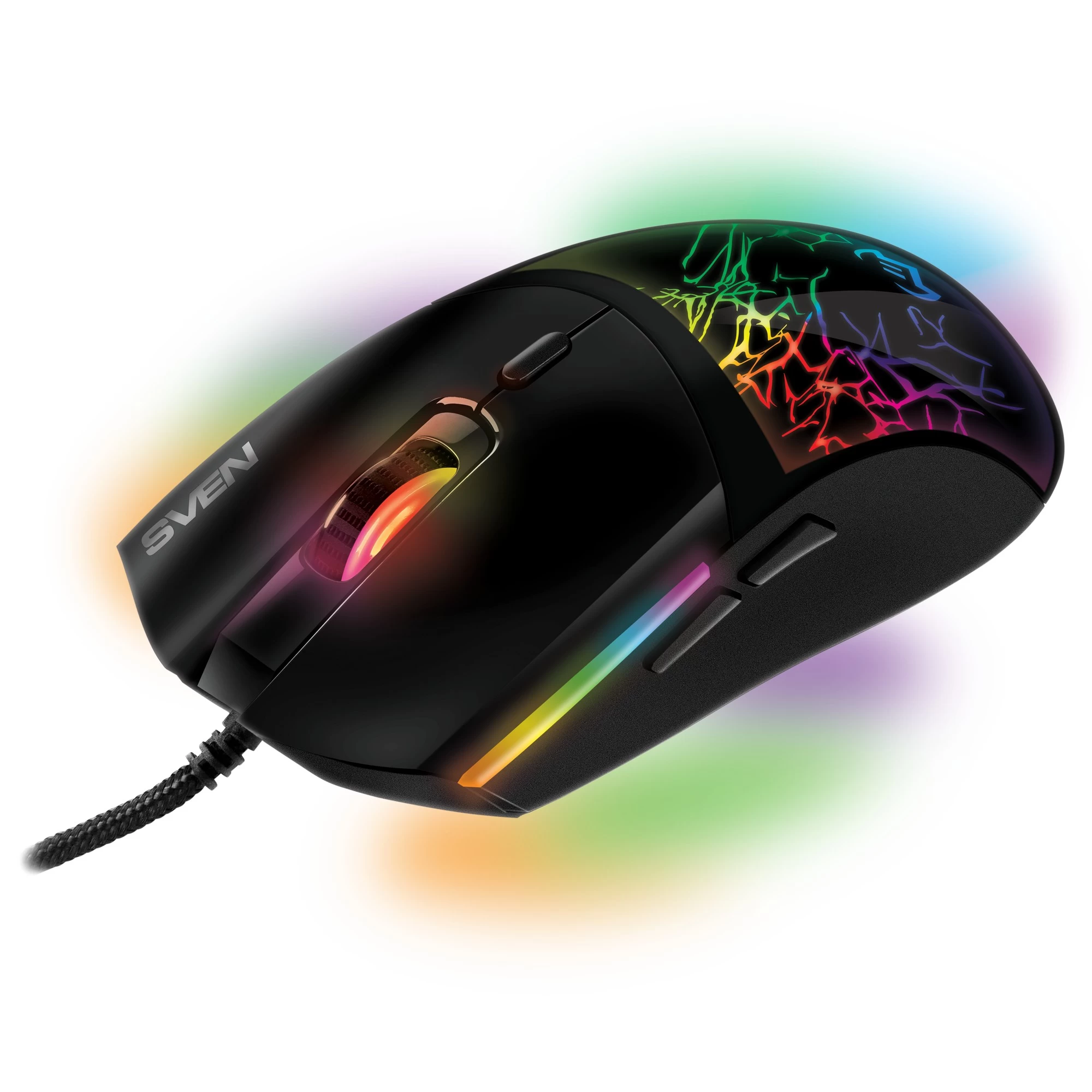 Mouse Gaming SVEN RX-G995 / Optical / USB / 16000 dpi / Black photo 3