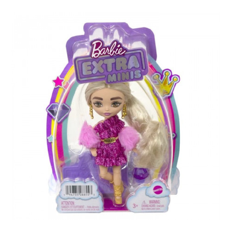 Mattel HJK67 Barbie Extra Mini Papusa Fashion Roz photo 1
