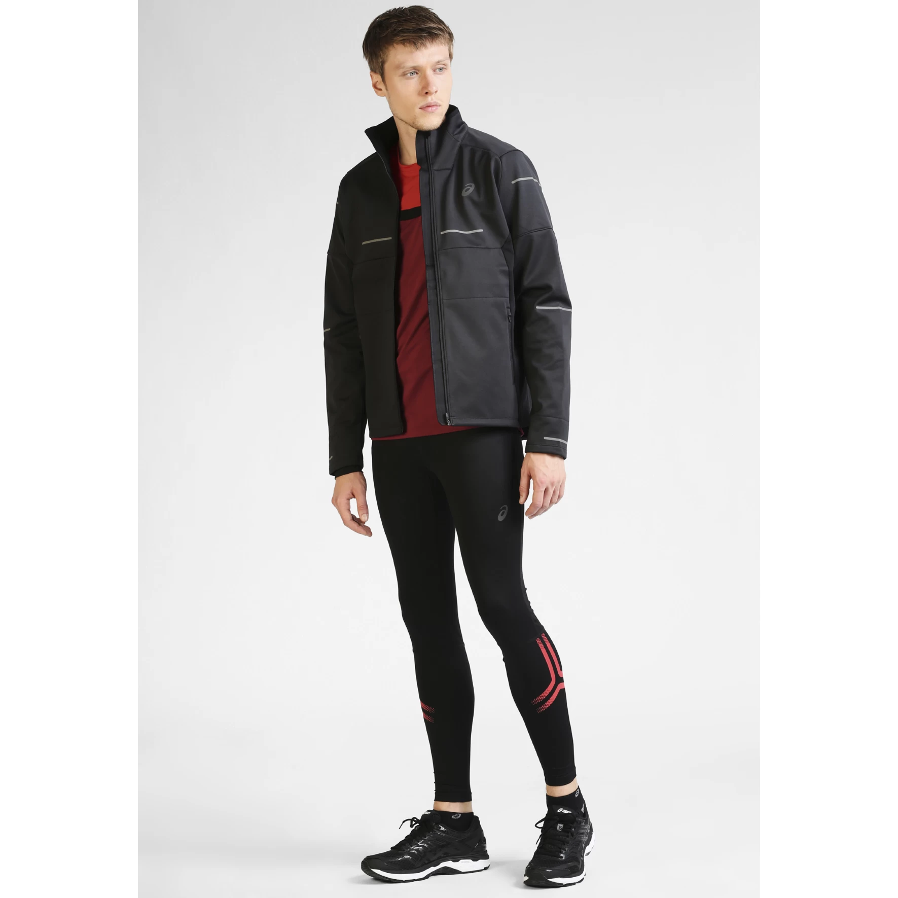 Hanorac pt bărbați Asics LITE-SHOW WINTER JACKET S Negru photo 7