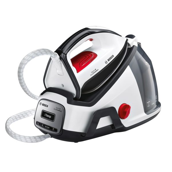 Generator de aburi Bosch TDS6041, 2400 W, 1500 ml, Alb-negru photo Generator de aburi Bosch TDS6041, 2400 W, 1500 ml, Alb-negru photo