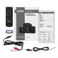Boxe 2.1 SVEN MS-305 / 40W RMS / Bluetooth / FM-tune / USB Flash / SD card / Black thumbnav 6