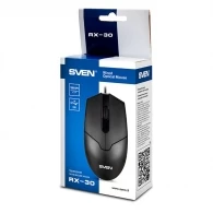 SVEN RX-30, Optical Mouse, 1000 dpi, USB,  2m, Black thumbnav 3