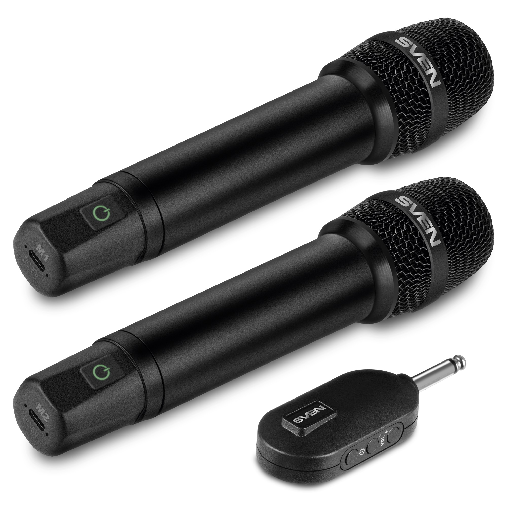 Set de doua microfoane wireless SVEN MK-742 / Wireless / Black photo 1 Set de doua microfoane wireless SVEN MK-742 / Wireless / Black photo 1