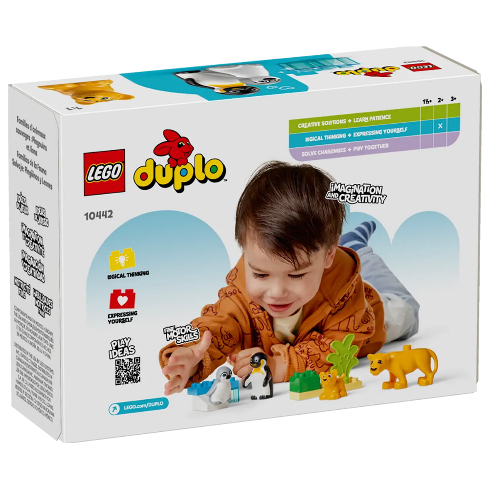 Конструктор Lego Duplo Wild Animal Families: Penguins & Lions 10442  от 2+ лет photo 1