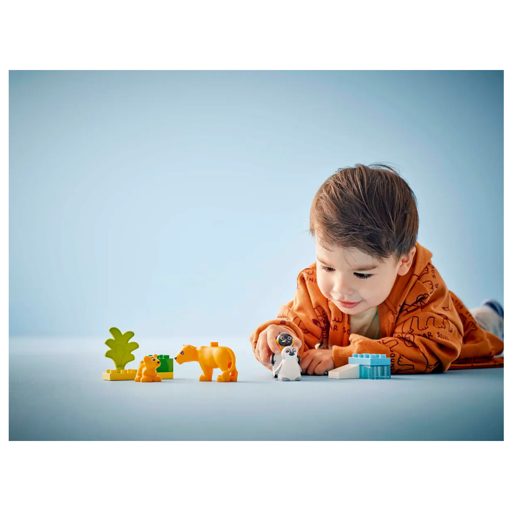 Конструктор Lego Duplo Wild Animal Families: Penguins & Lions 10442  от 2+ лет photo 4