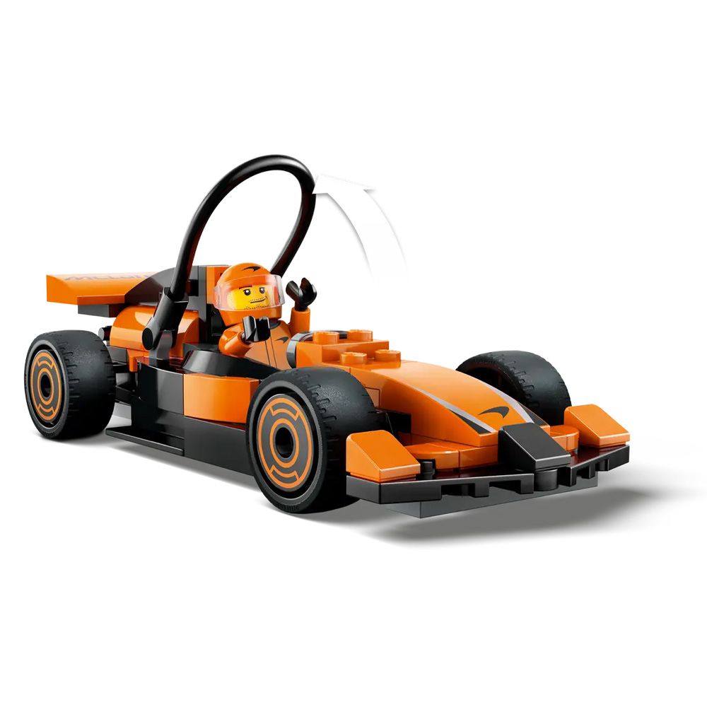 Constructor Lego City F1 Driver with McLaren Race Car 60442 de la 6+ ani photo 6