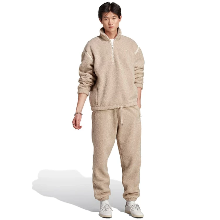 Pantaloni Adidas P ESS FLEECEPNT M Bej Barbati photo 4