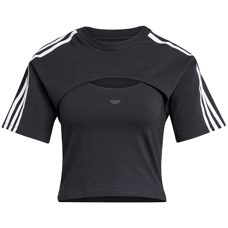 Футболка Adidas CUT-OUT TEE XXS Черный Женский photo 1 Футболка Adidas CUT-OUT TEE XXS Черный Женский photo 1