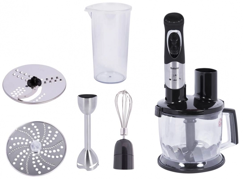 Blender Saturn ST-FP0042, 600 ml, 600 W, 2 trepte viteza, Negru photo 1