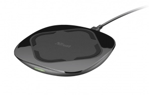 Trust CITO15 Ultra-Fast Wireless Charger for smartphones, 15W high power output mode for ultrafast wireless charging, Supports fast-charging 7.5W mode for iPhone and 10W mode for Samsung Galaxy phones 