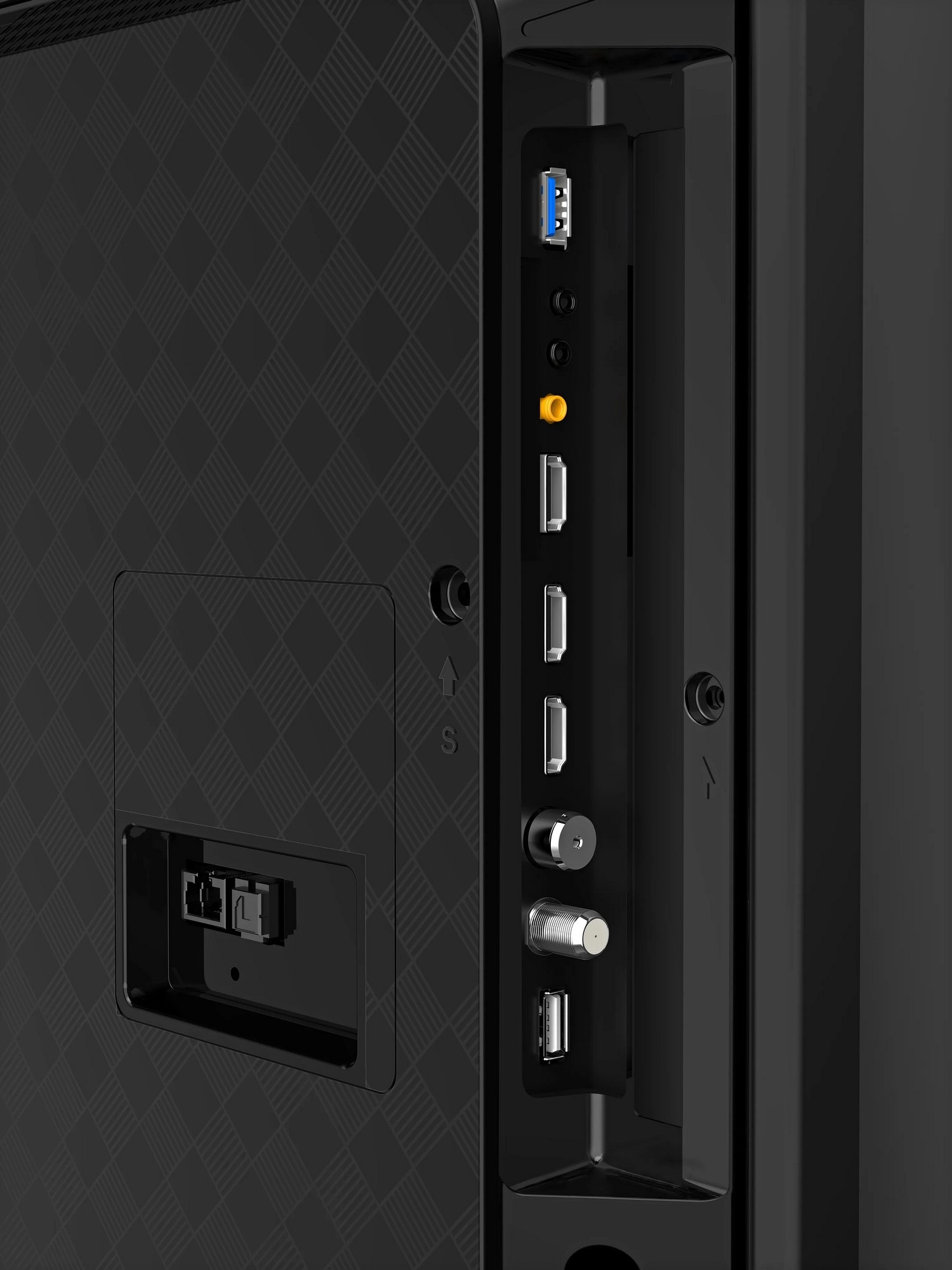 55" LED TV Hisense 55A7GQ, Black (3840x2160 UHD Quantum Dot Display, PCI 2000 Hz, SMART TV (VIDAA U5.0 OS), 3 x HDMI2.0, 2 x USB, Display color depth 8bit+FRC, HDR10, HLG, Wi-Fi (2.4GHz+5GHz), DVB-T/T2/C/S2, Speakers 2 x 10W Dolby Audio, VESA 300x300, 12. photo 6