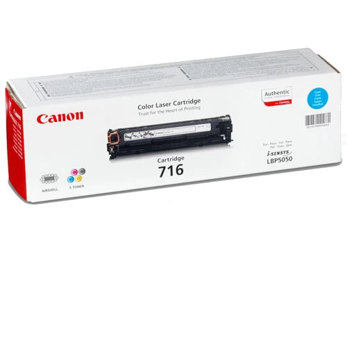 Laser Cartridge Canon 716 C (1979B002), cyan (1500 pages) for LBP-5050/5050N, MF8030Cn/8050Cn/8080Cw photo 1