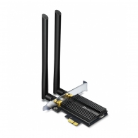 TP-LINK Archer TX50E  AX3000 Wi-Fi 6 + BT5.0 PCI Express Adapter, 2402Mbps on 5GHz + 574Mpbs on 2.4GHz, 802.11ax/ac/n/g/b/a, 2 Dual Band detachable аntennas, Bluetooth 5.0 thumbnav 1