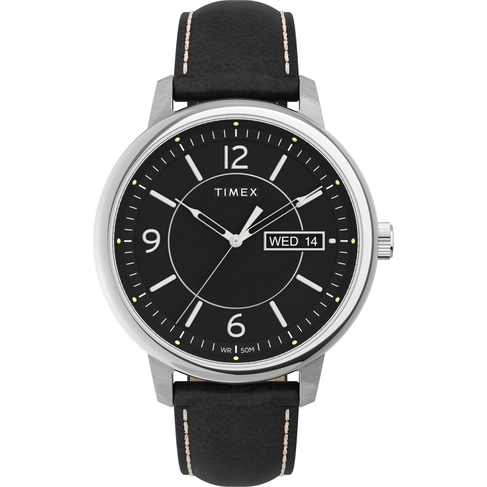 Chicago Day Date 45mm Leather Strap Watch photo 1