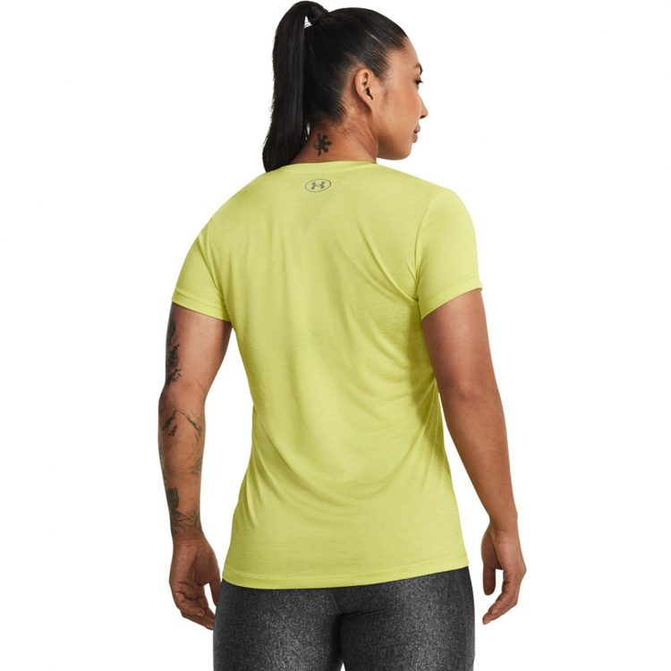 Tricou Under Armour Tech SSV - Twist / Femei / XL / Galben photo 4