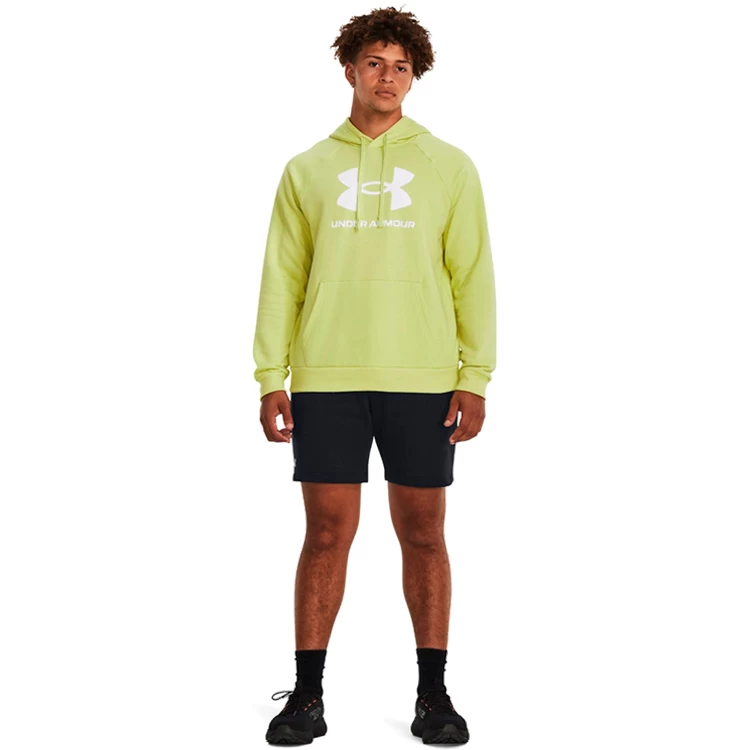 Hanorac pt bărbați Under Armour UA Rival Fleece Logo HD L Galben photo 4