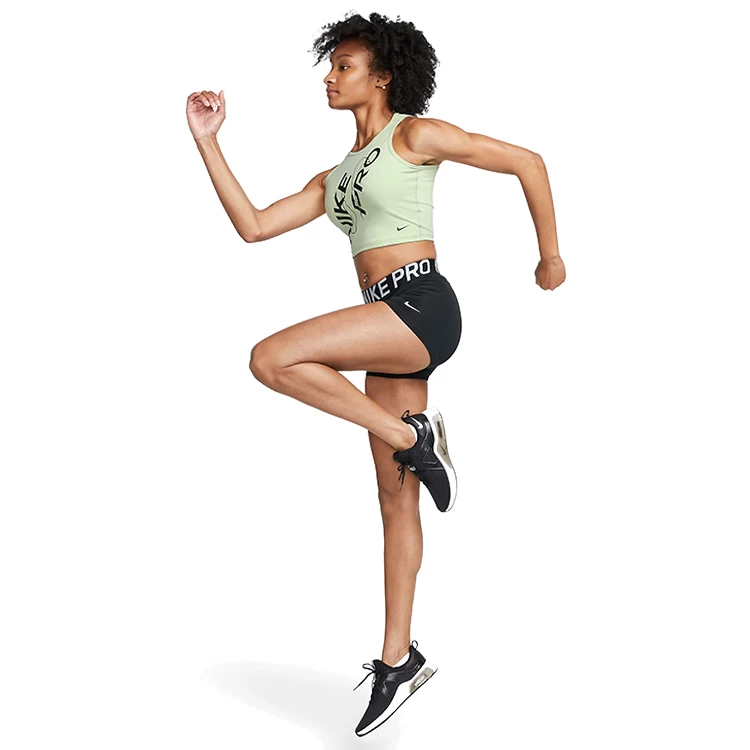 Maiou Nike W NP DF CROP TANK GRX / Femei / XS / Maslin photo 4