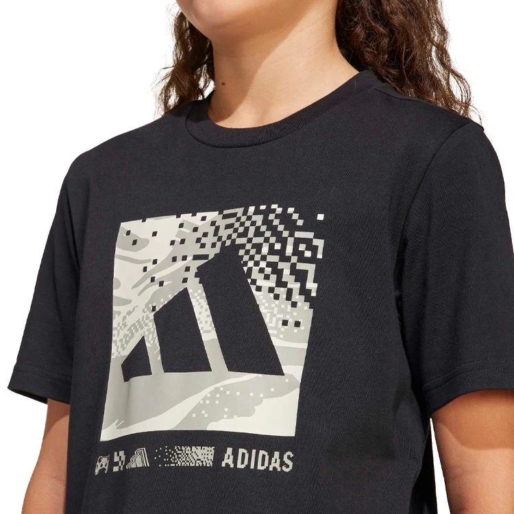 Tricou Adidas J CAMO LOGO TEE photo 4