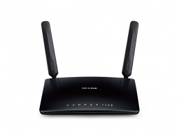 TP-LINK Archer MR200 AC750 Dual Band Wireless 4G LTE Router, 2T2R, SimCard slot, 433Mbps 5GHz + 300Mbps 2.4GHz, 802.11ac/n/g/b, 1 WAN + 3 LAN, 3 Wifi internal / 2 LTE detachable antennas 