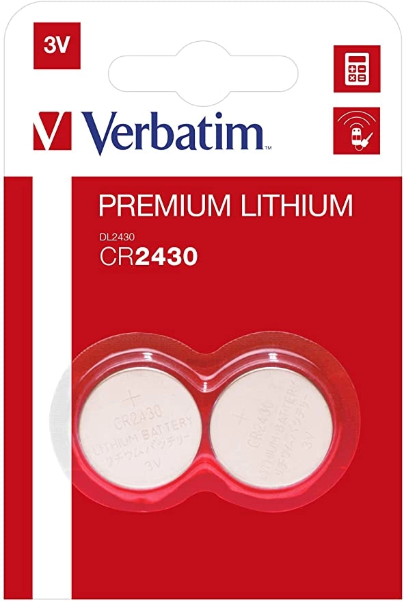 Verbatim Lithium Battery CR2430 3V 2pcs photo 1