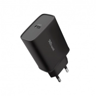 Trust Qmax 18W Ultra-Fast USB-C Wall Charger with PD, Ultra-fast and easy charging via USB-C 