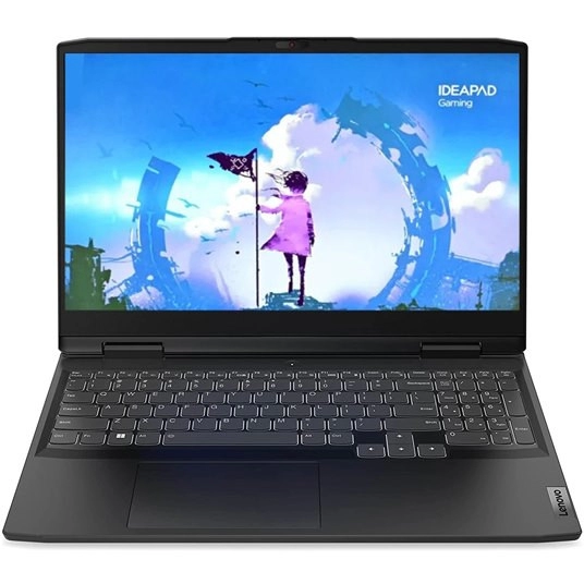 Lenovo IdeaPad Gaming 3 16IAH7 Onyx Grey 16.0" IPS WUXGA (1920x1200) 350nits, 100% sRGB, 165Hz (Intel Core i5-12450H 8xCore 3.3-4.4GHz, 16GB (2x8) DDR4 RAM, 512GB M.2 2242 NVMe SSD, GeForce RTX 3050 4GB GDDR6, WiFi6-AX/BT 5.1, RJ-45, Backlit KB, 71Wh 4cel photo 1