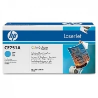 HP 504A (CE251A) Cyan Cartridge for HP LaserJet CP3525, CP3525n, CP3525dn, CP3525x, CM3530, CM3530fs, 7000 p. 
