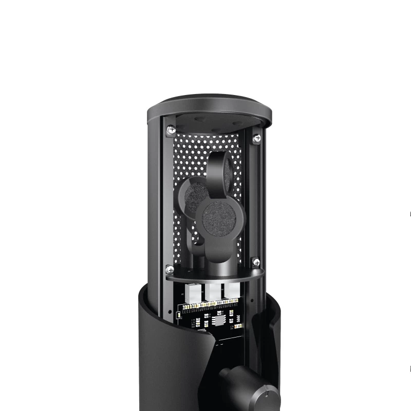 Trust Gaming GXT 258 Fyru USB 4-in-1 Streaming Microphone, Digital USB connection, 4 recording patterns: cardioid, bidirectional, stereo and omnidirectional for optimised audio recordings in any situation, Adjustable LED lighting in 5 colours, 1.8m photo 6