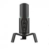 Trust Gaming GXT 258 Fyru USB 4-in-1 Streaming Microphone, Digital USB connection, 4 recording patterns: cardioid, bidirectional, stereo and omnidirectional for optimised audio recordings in any situation, Adjustable LED lighting in 5 colours, 1.8m thumbnav 3