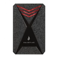 2.5” External SSD 512GB  Surefire GX3 Gaming SSD (by Verbatim), USB 3.2 Gen 1, Black/Red, Includes USB-C Adapter, Ultra-small and lightweight SSD, Stylish black design with a 3D surface, Nero Backup Software 