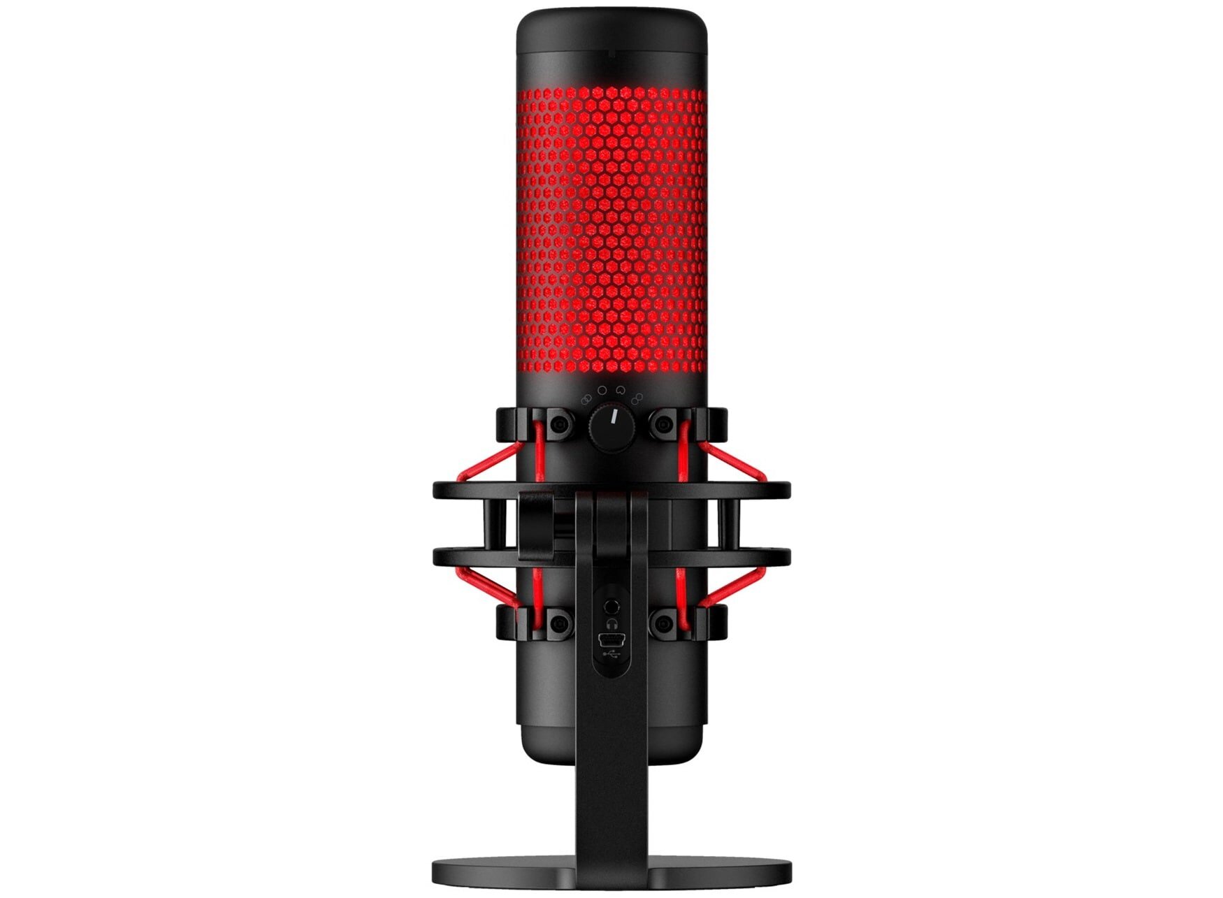 Microfon pentru streaming HyperX QuadCast 2 S, Black/Red, [9A273AA] photo 1