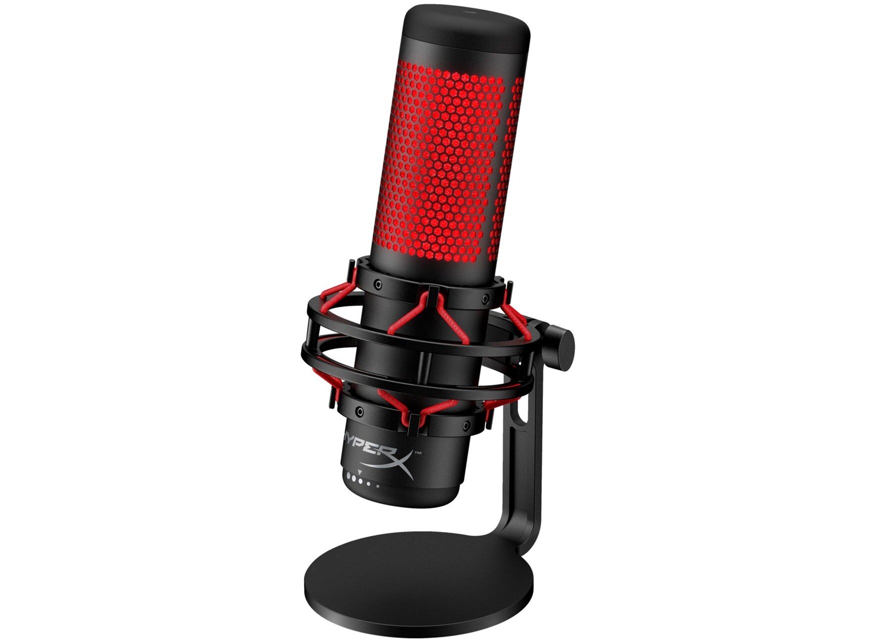 Microfon pentru streaming HyperX QuadCast 2 S, Black/Red, [9A273AA] photo 3