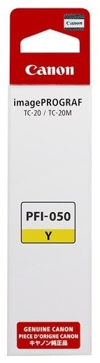 Ink Bottle Canon PFI-050Y, Yellow (5701C001), 70ml for Canon TC-20/20M photo 2