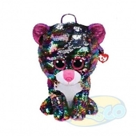 TY TY95024 Tf Sequins Dotty - Leopard 25cm (Backpack) 