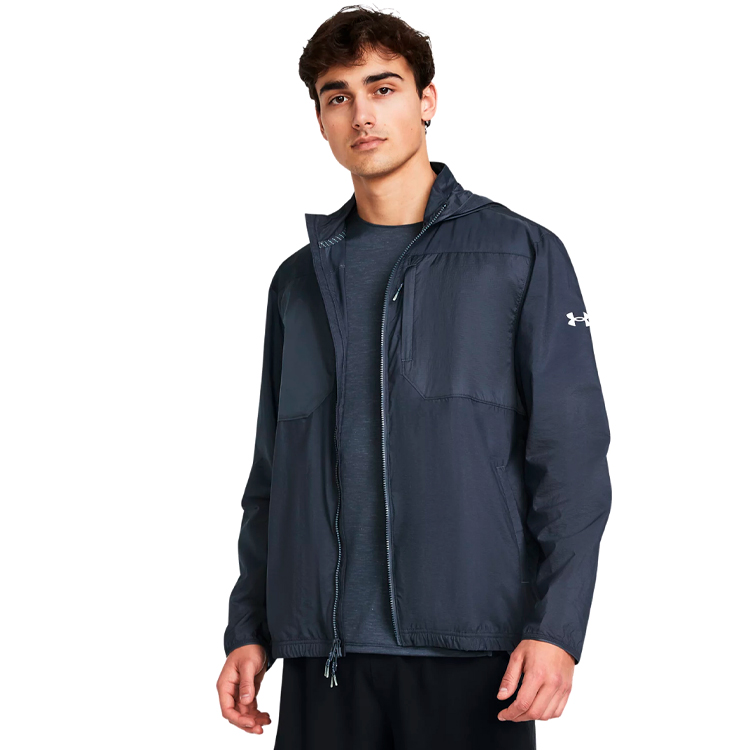 Jachetă Under Armour UA LAUNCH TRAIL L Albastru pentru bărbați  photo 4