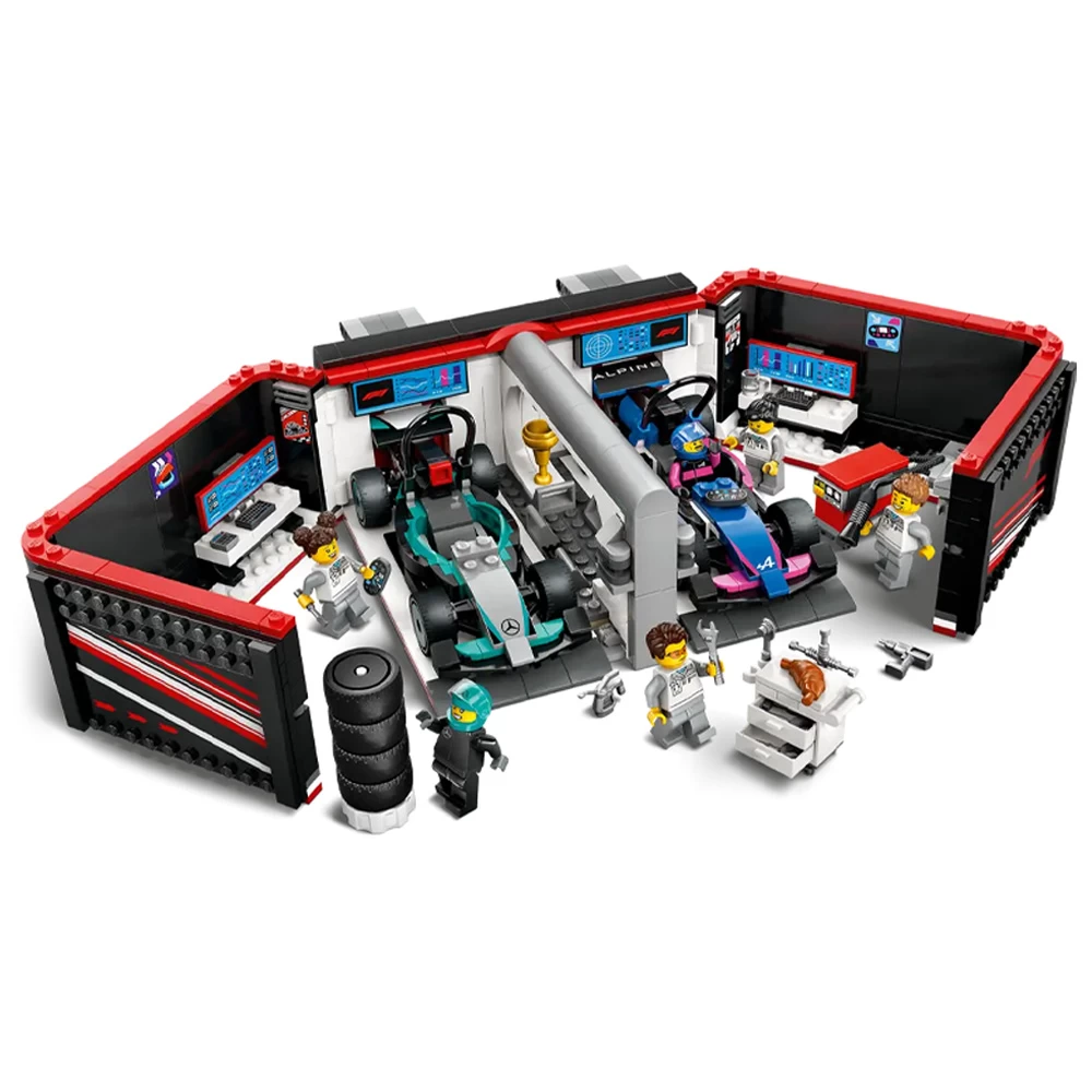 Конструктор Lego City F1® Garage &amp; Mercedes-AMG &amp; Alpine Cars 60444  от 6+ лет photo 3