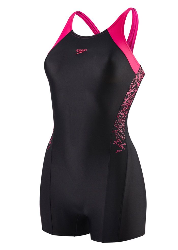 Costum de baie Speedo BOOM SPL LSUT JF BLACK/PINK / Femei / 26 / Negru-roz photo 1