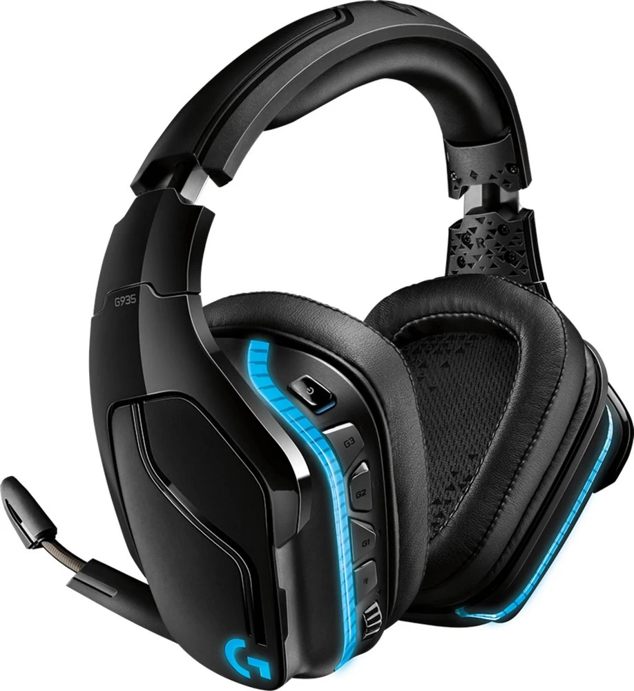 Căști Logitech G935 Negru Fara fir / Gaming / Negru photo 2